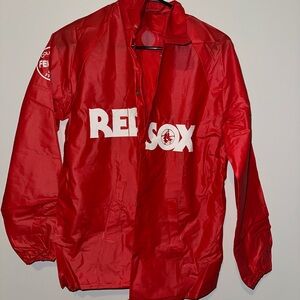 Boston Red Sox Team Rain Jacket Poncho MLB Size Large